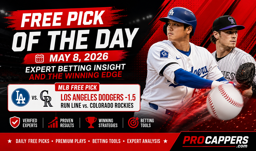 Free Pick of the Day for May 8, 2026 | Expert Betting Insight and the Winning Edge