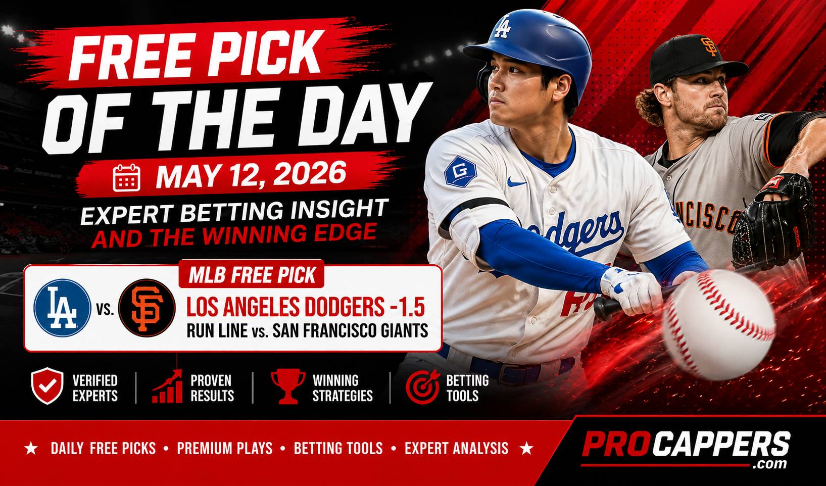 Free Pick of the Day,  May 12, 2026: Expert Betting Insight and the Winning Edge