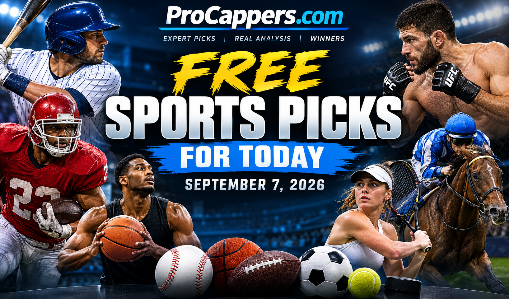 Free Sports Picks for Today – September 7, 2026