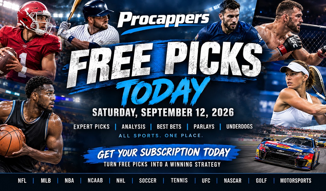 Free Sports Picks for Saturday, September 12, 2026