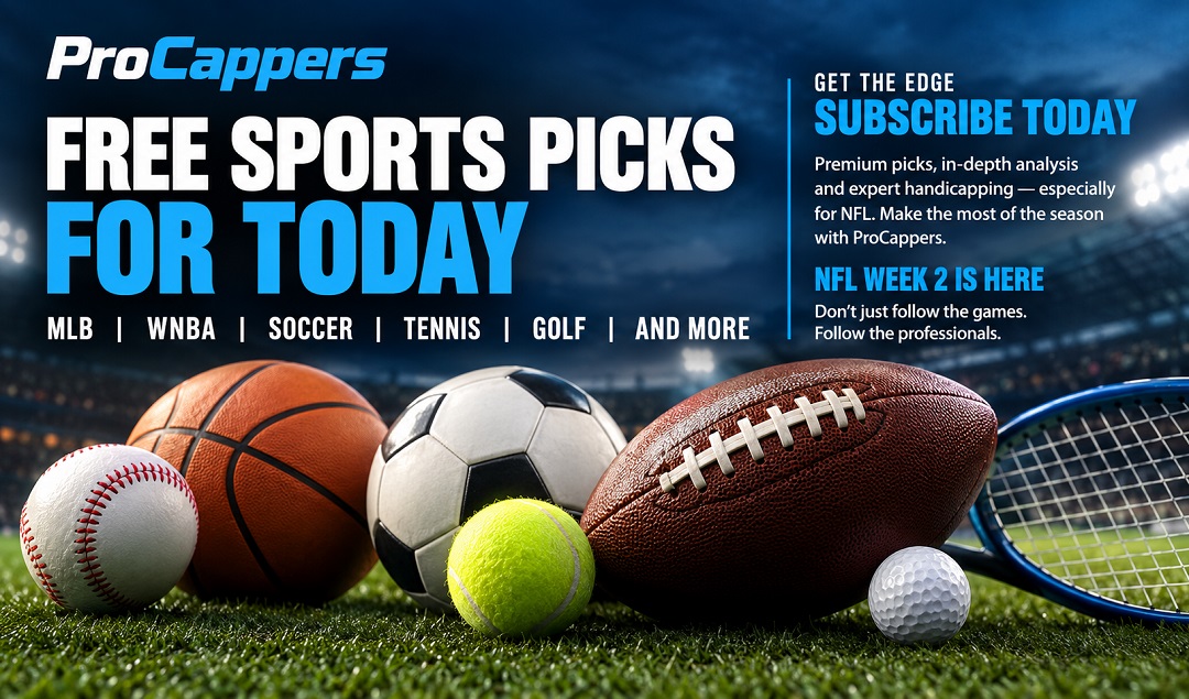 ProCappers Free Picks: MLB, WNBA, Soccer, Tennis and More  for Today – September 16, 2026 