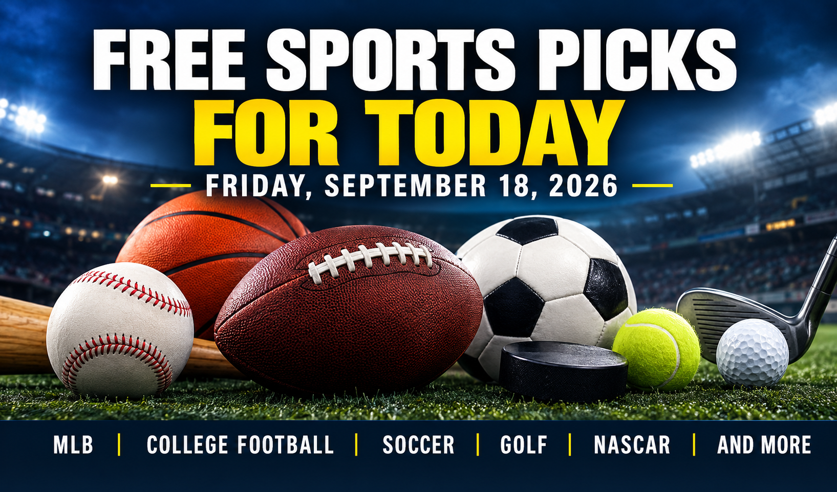 ProCappers Free Picks & Predictions for Today – Friday, September 18, 2026