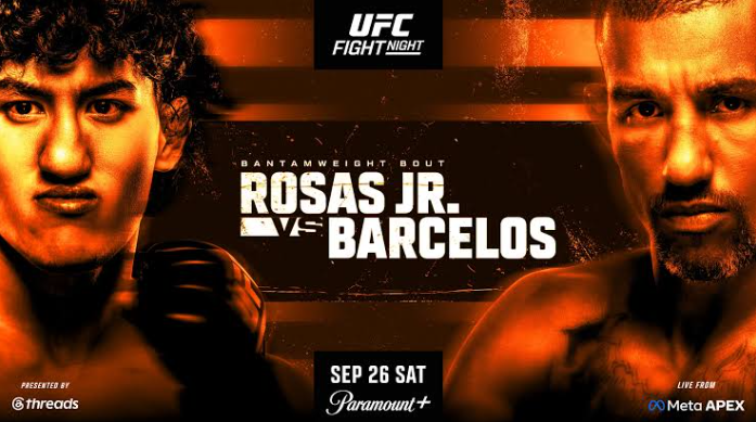 UFC VEGAS 121: ROSAS JR. VS. BARCELOS — FULL MAIN CARD PREVIEW, ODDS & PREDICTIONS