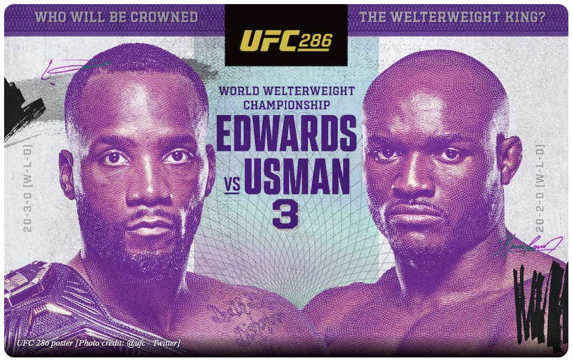 UFC 286 Edwards vs Usman 3 -  Free Picks